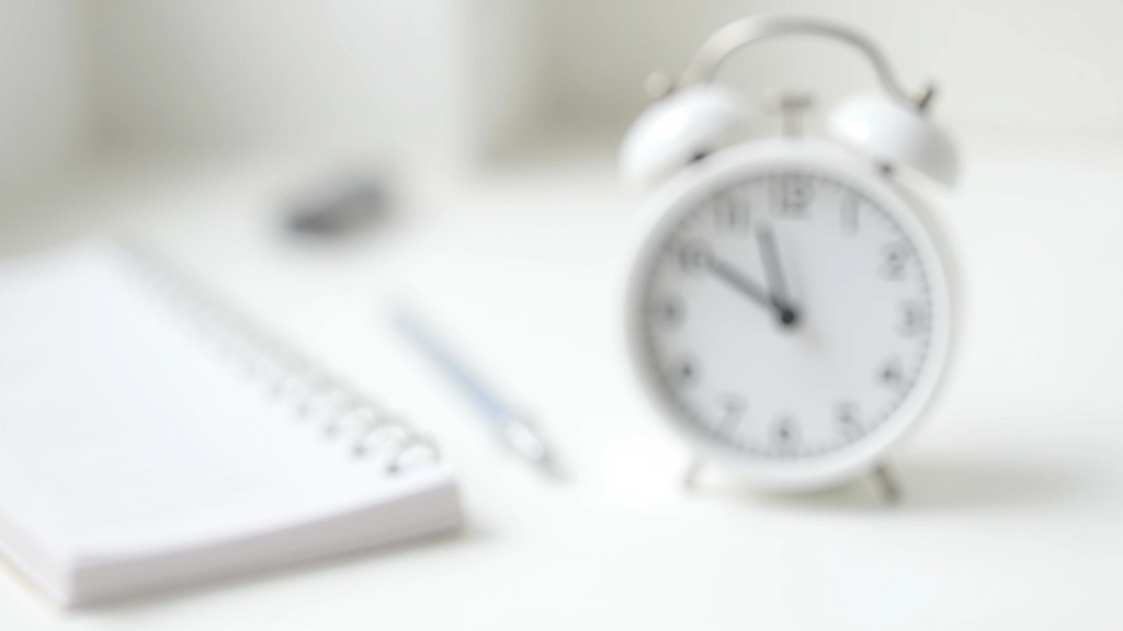 Analog timer and notepad on desk showing time blocking technique for work sessions